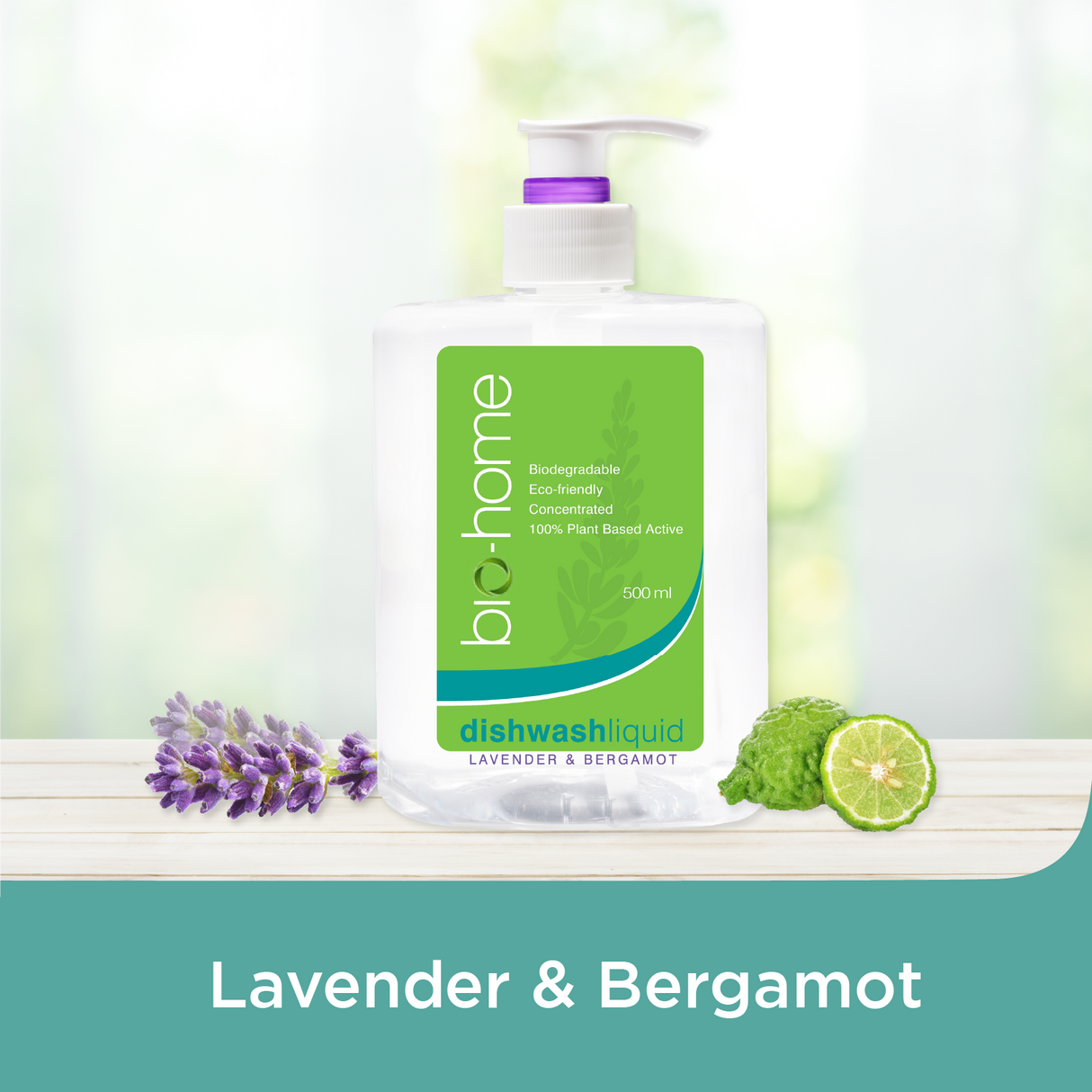 bio-home Dishwash Liquid - Lavender & Bergamot 500ml