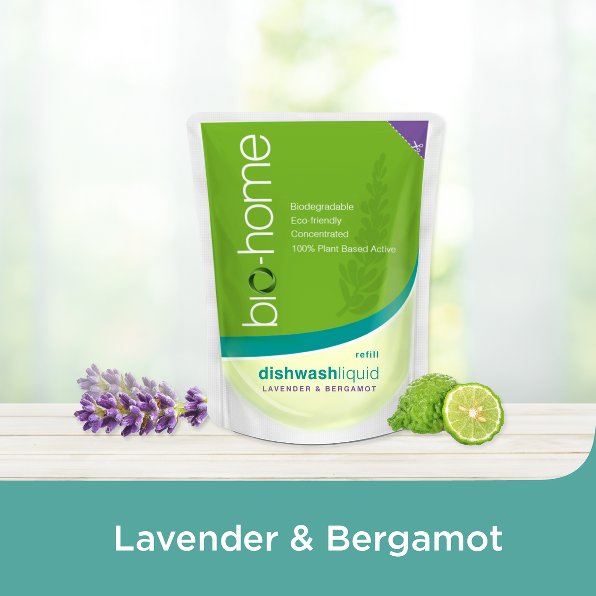 bio-home Dishwash Liquid (Refill Pack) 450ml - Lavender & Bergamot