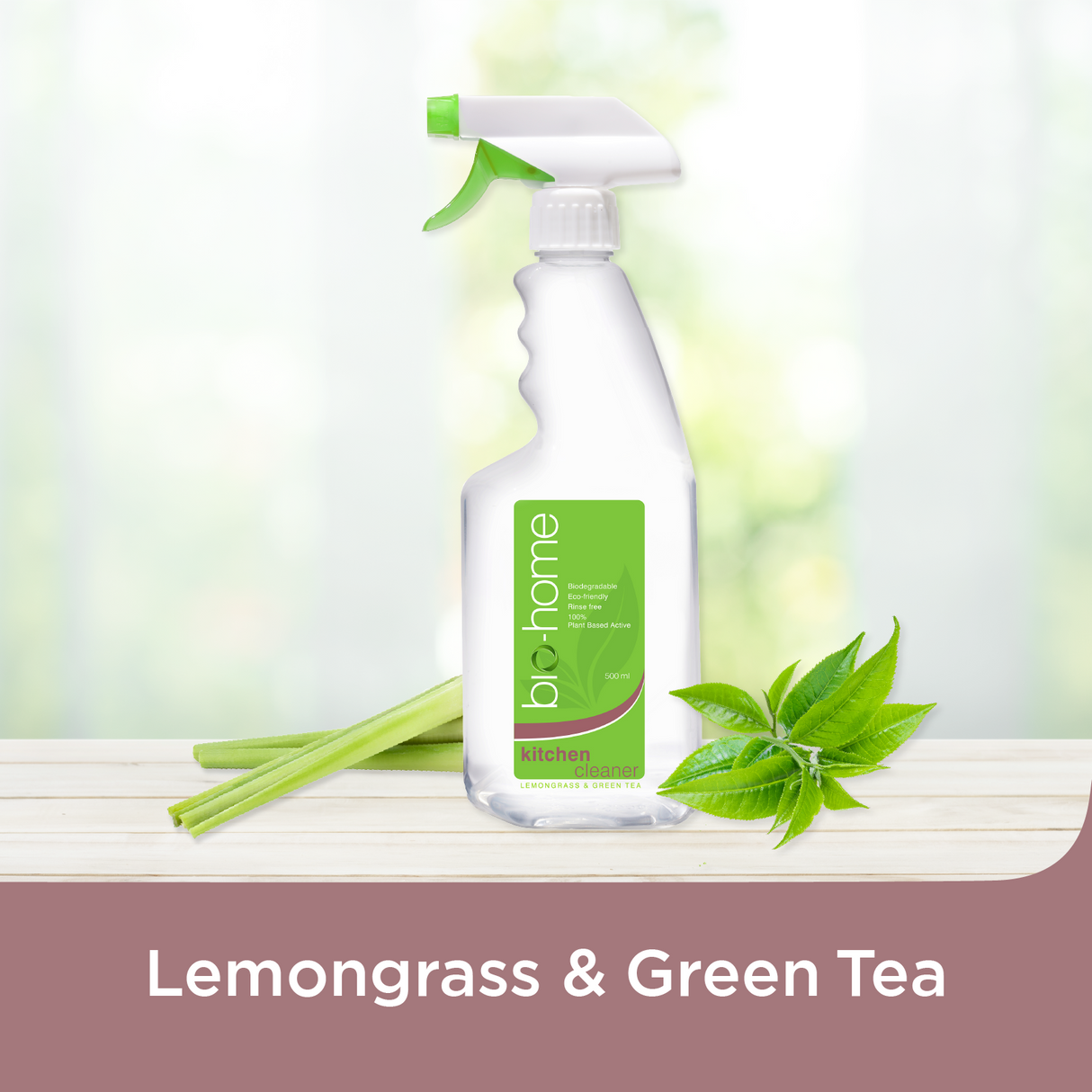 bio-home Kitchen Cleaner - Lemongrass & Green Tea 500ml