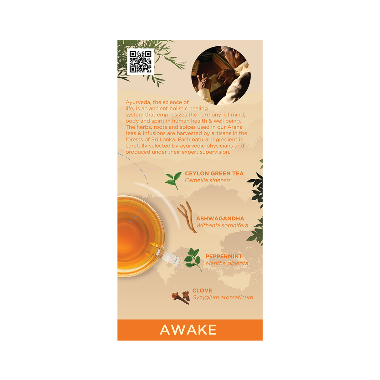 Dilmah Arana Natural Herbal Infusion - Awake (1.5g x 20s)