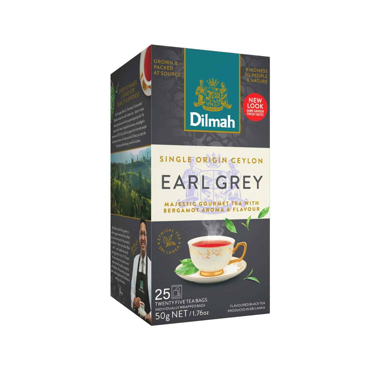 Dilmah Gourmet Earl Grey Ceylon Black Tea (2g x 25s)