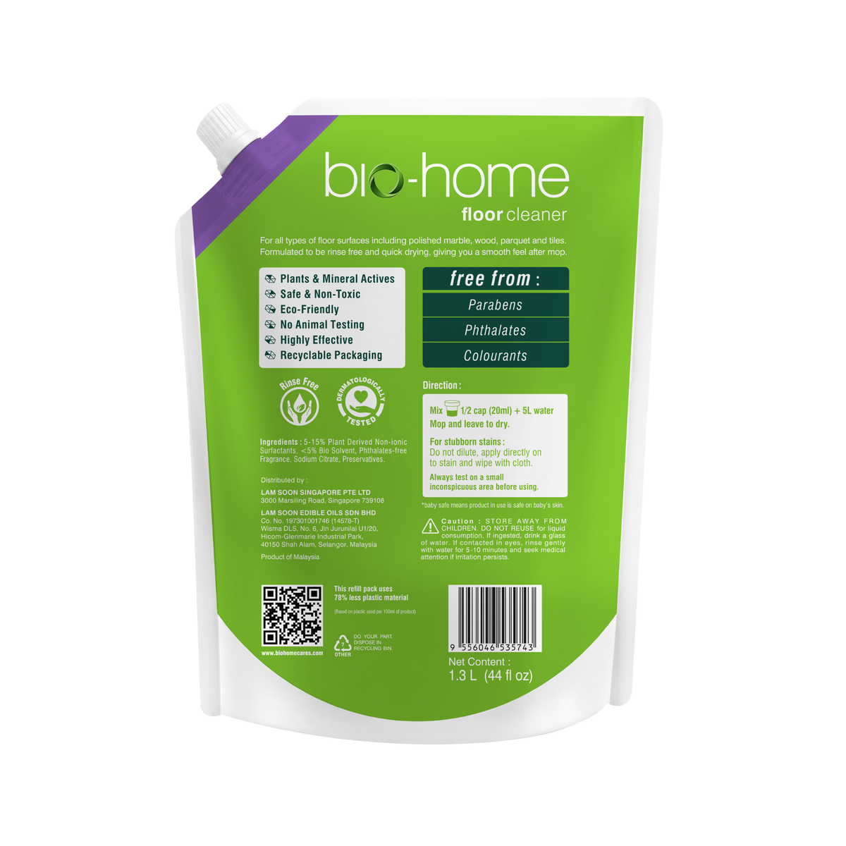 bio-home Floor Cleaner Refill - Lavender & Bergamot