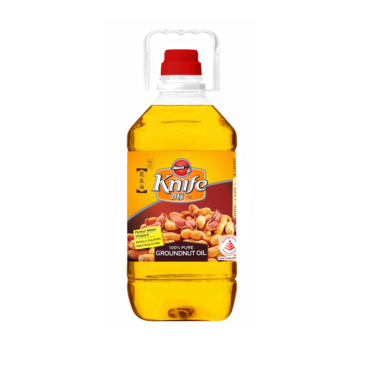 Knife 100% Pure Groundnut Oil 3L