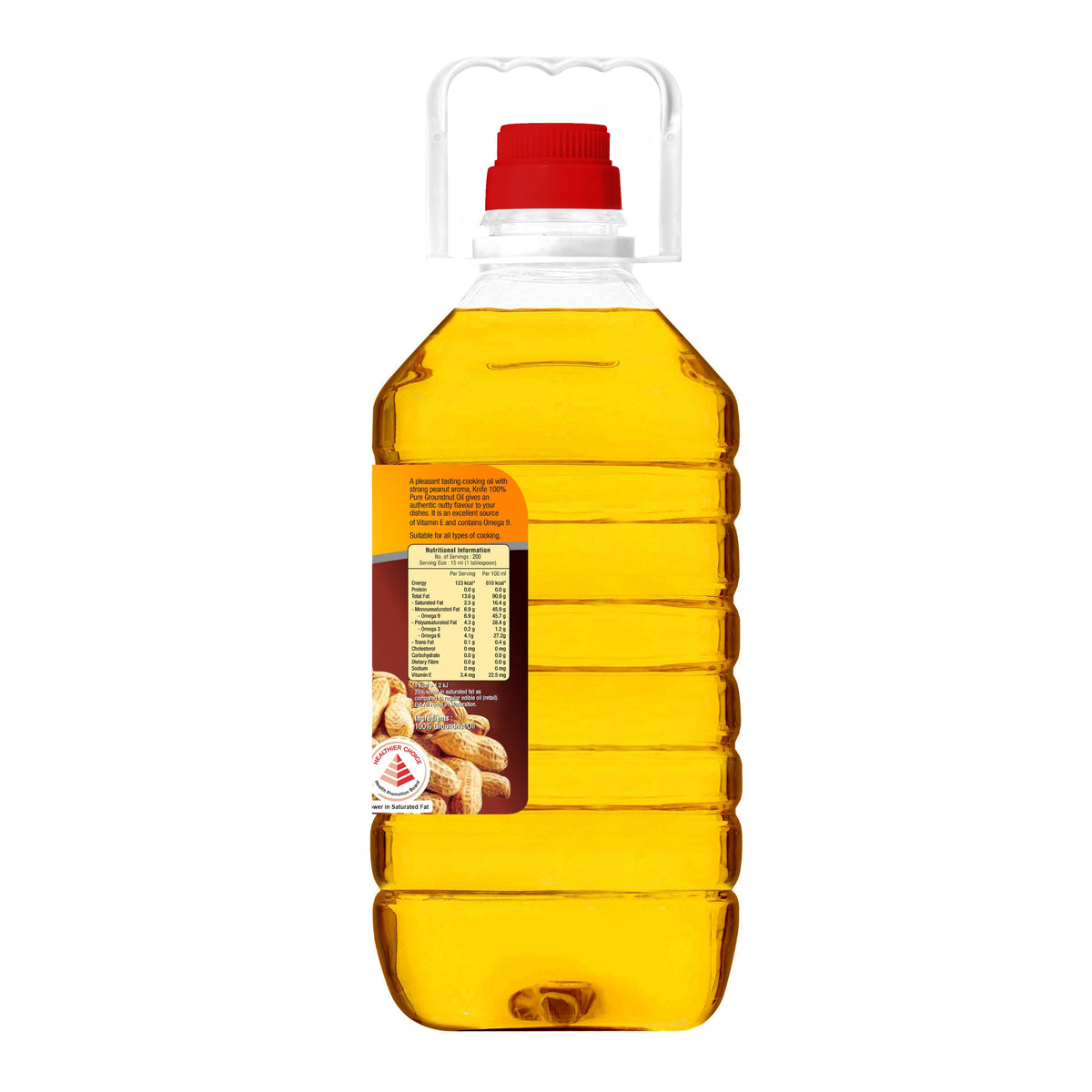 Knife 100% pure groundnut oil