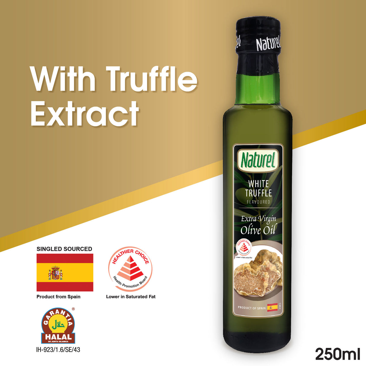 Naturel Extra Virgin Olive Oil - White Truffle Flavoured 250ml
