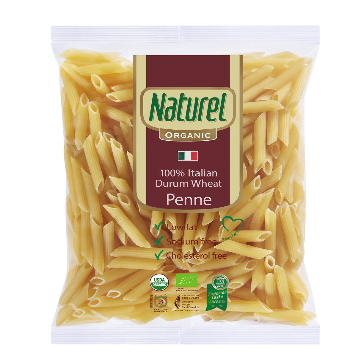 Naturel Organic Penne Pasta 500g