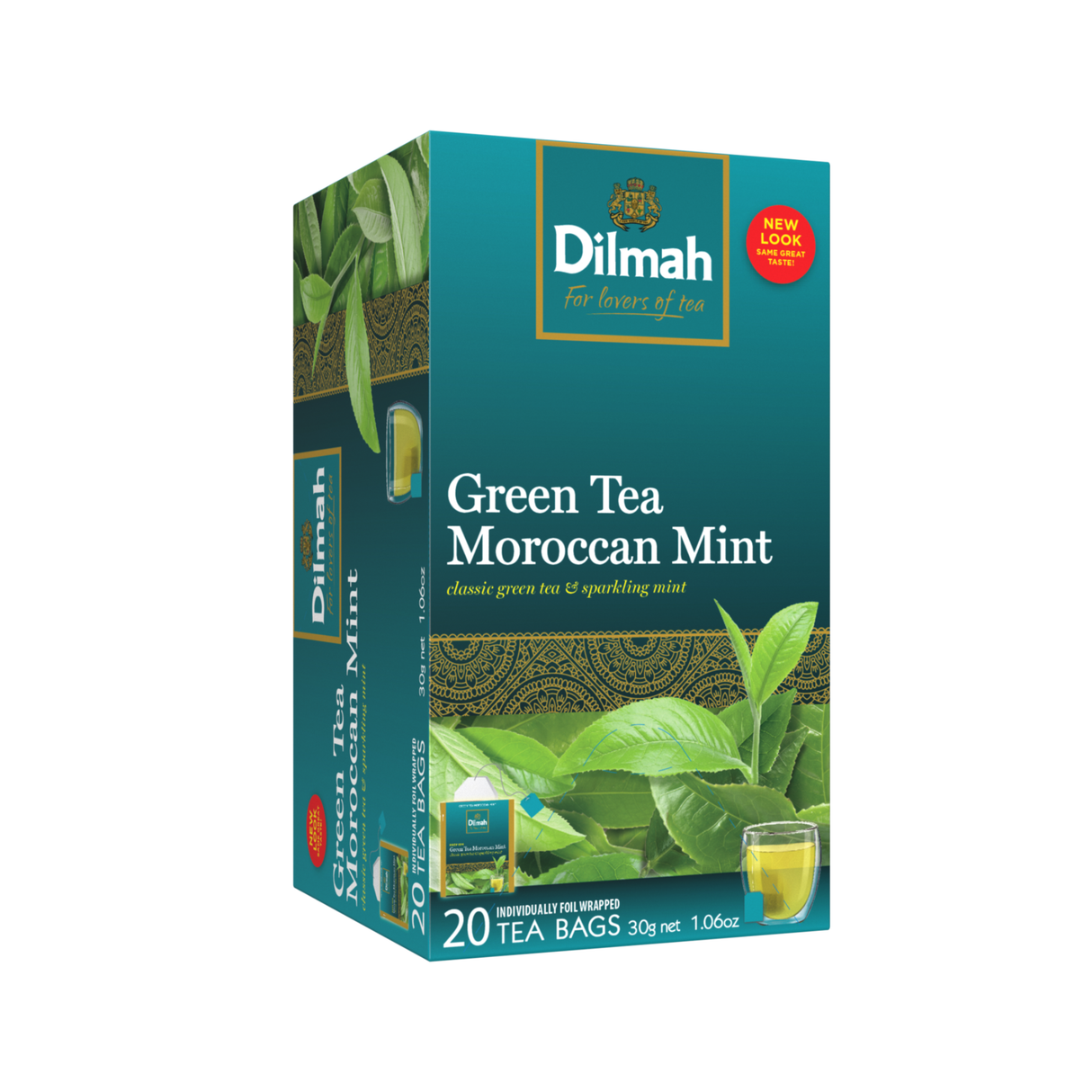 Dilmah Green Tea with Moroccan Mint (1.5g x 20s)