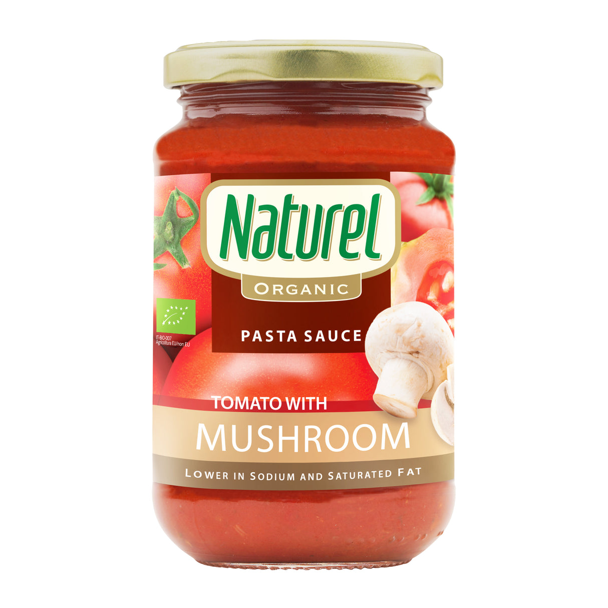 Naturel Organic Pasta Sauce - Tomato with Mushroom 340g