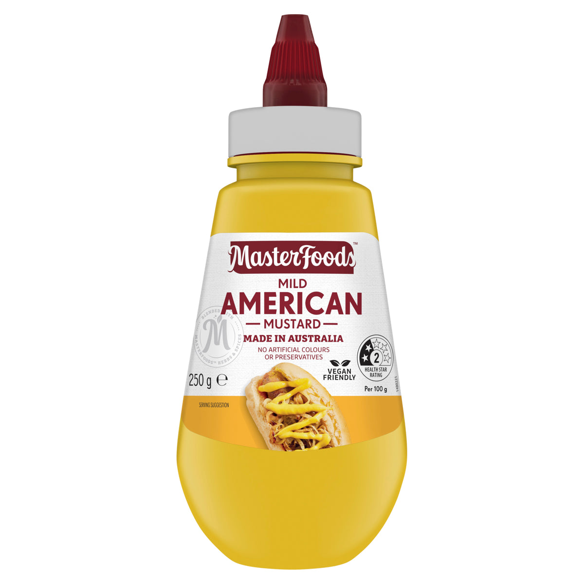 MasterFoods Mild American Mustard 250g