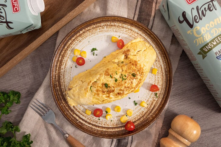 Coconut Milk Omelette | Grocery Owl