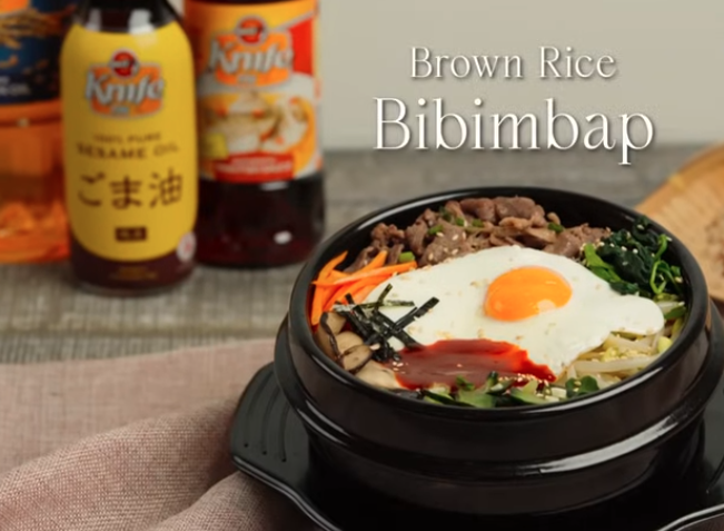 Korean Brown Rice Beef Bibimbap