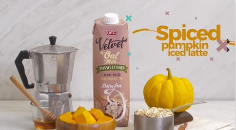 Iced Pumpkin Spice Oat Milk Latte