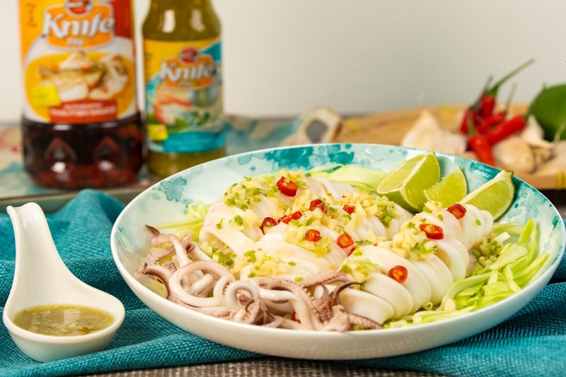 Thai-Style Steamed Squid