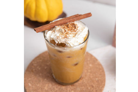 Iced Maple Cinnamon Oat Milk Latte | Grocery Owl