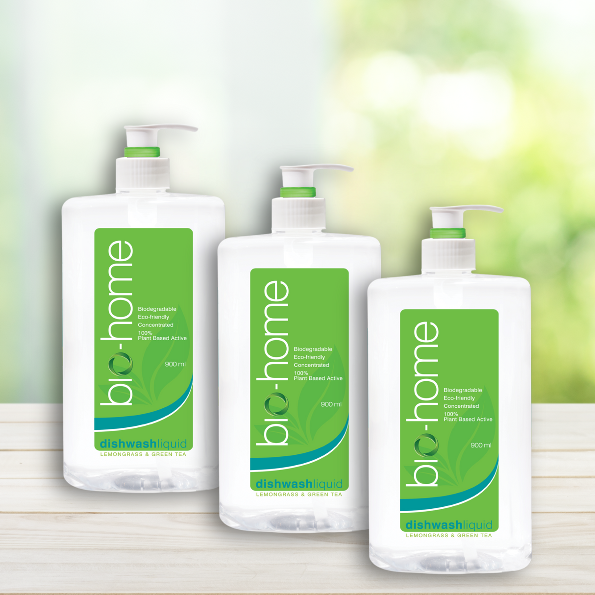 bio-home Dishwash Liquid - Lemongrass & Green Tea 900ml