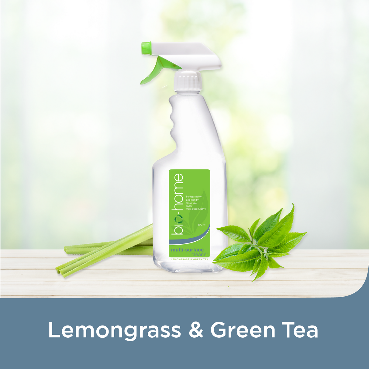 [Carton] bio-home Multi-surface Cleaner - Lemongrass & Green Tea 500ml x 12