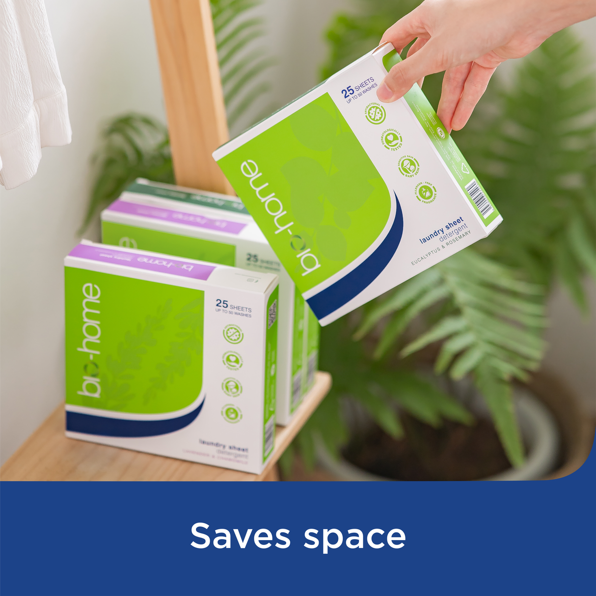 bio-home Laundry Sheet Detergent - Lavender & Chamomile 25 Sheets