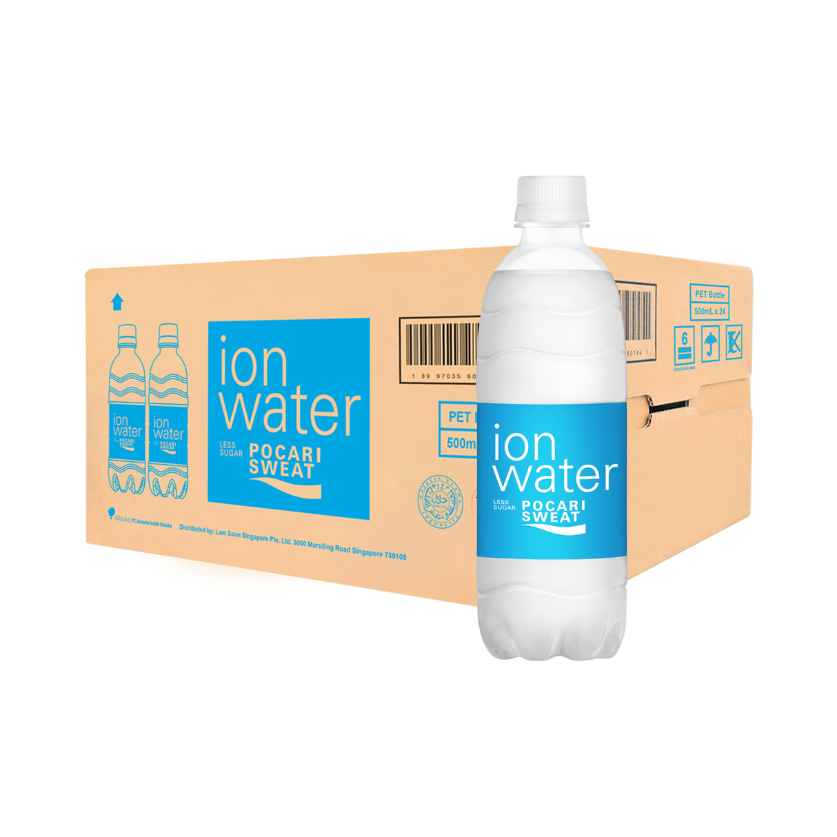[Carton] Pocari Sweat ION Water 500ml x 24 Bottles