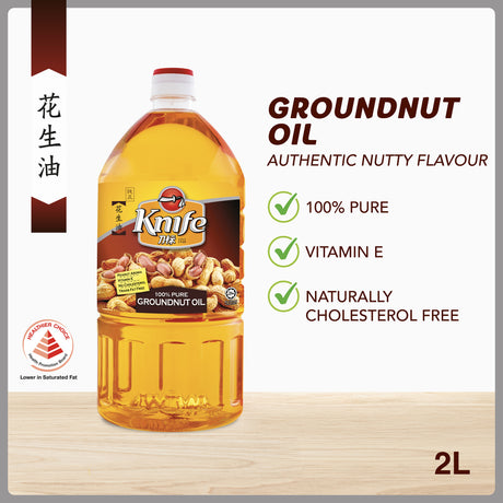 Knife 100% Pure Groundnut Oil 2L