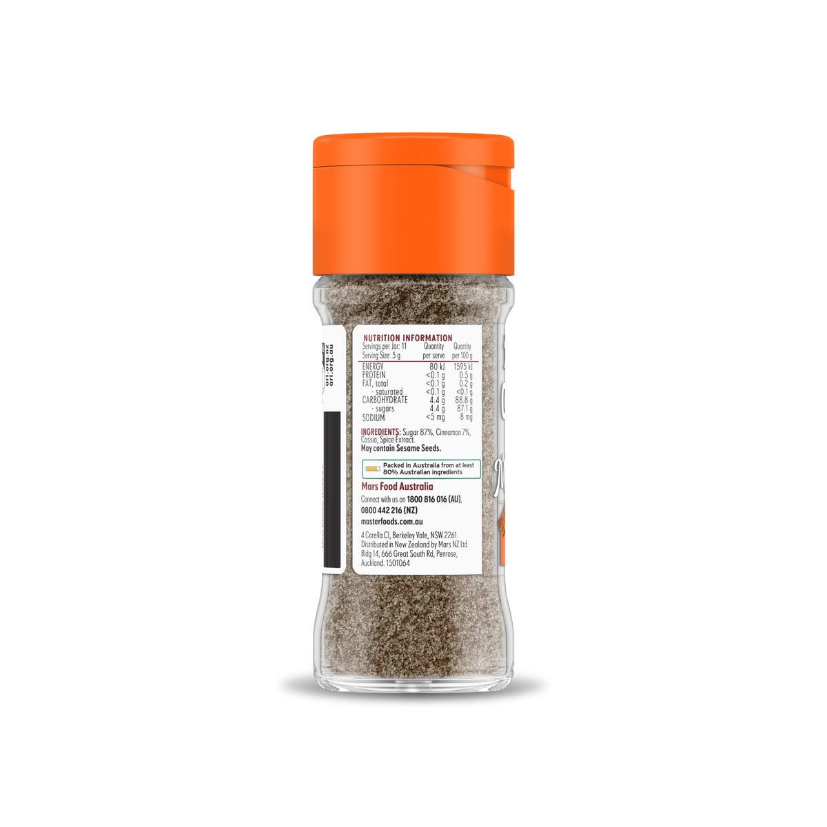 MasterFoods Cinnamon Sugar 55g