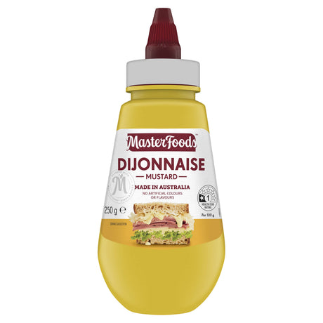 Masterfoods Dijonnaise mustard bottle