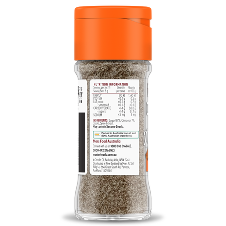 Masterfoods Cinnamon Sugar container 