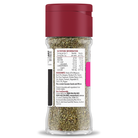 Masterfoods Pizza Topper Herb Blend 