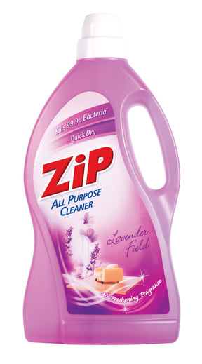 Zip all-purpose cleaner with lavender field fragrance