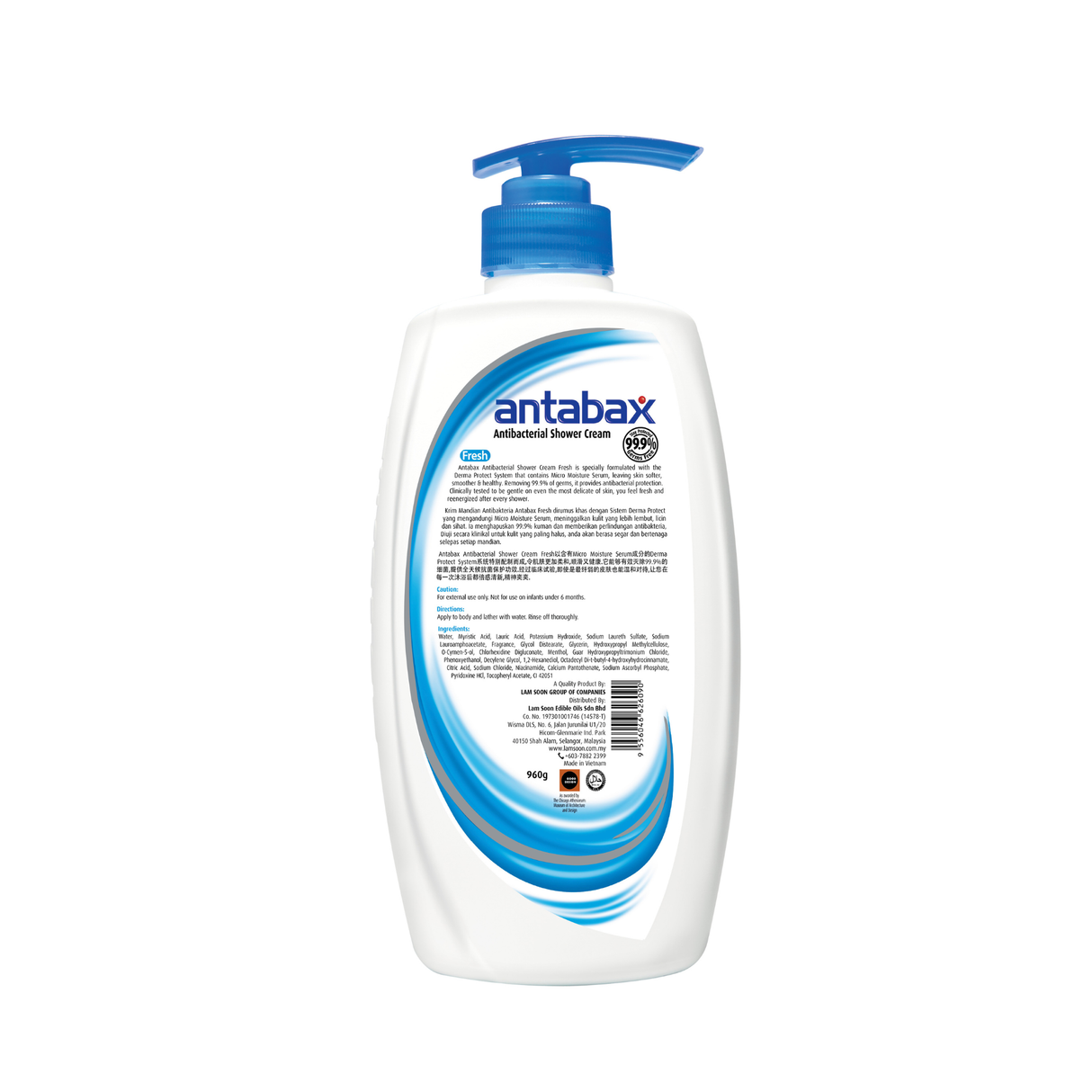 Antabax Shower Cream (Fresh) 960ml