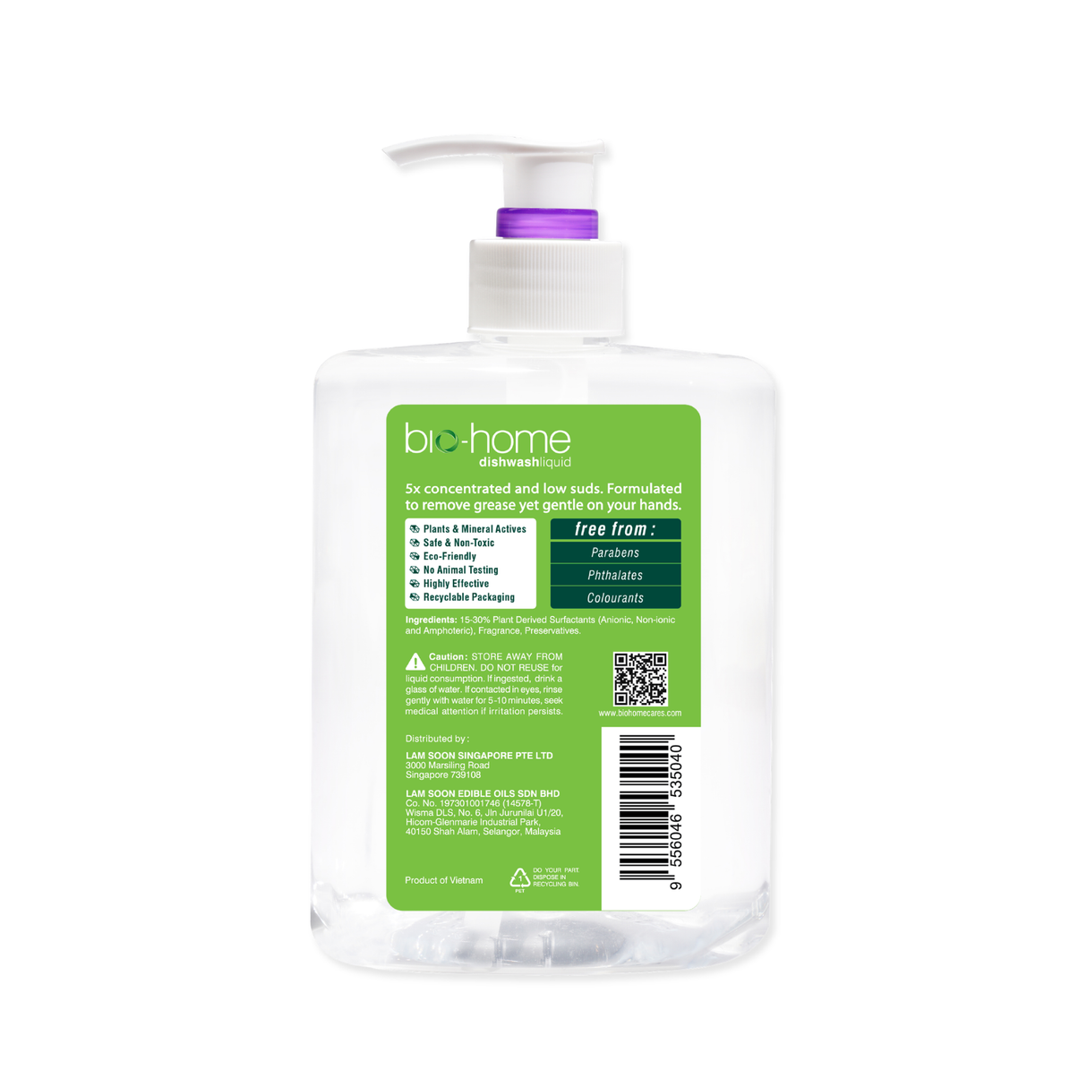 bio-home Dishwash Liquid - Lavender & Bergamot 500ml
