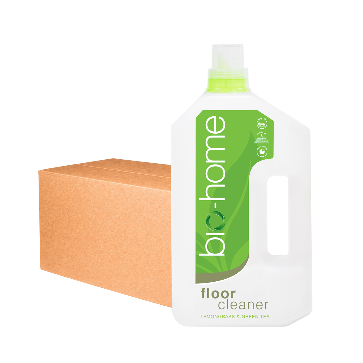 [Carton] bio-home Floor Cleaner - Lemongrass & Green Tea 1.5Ltr