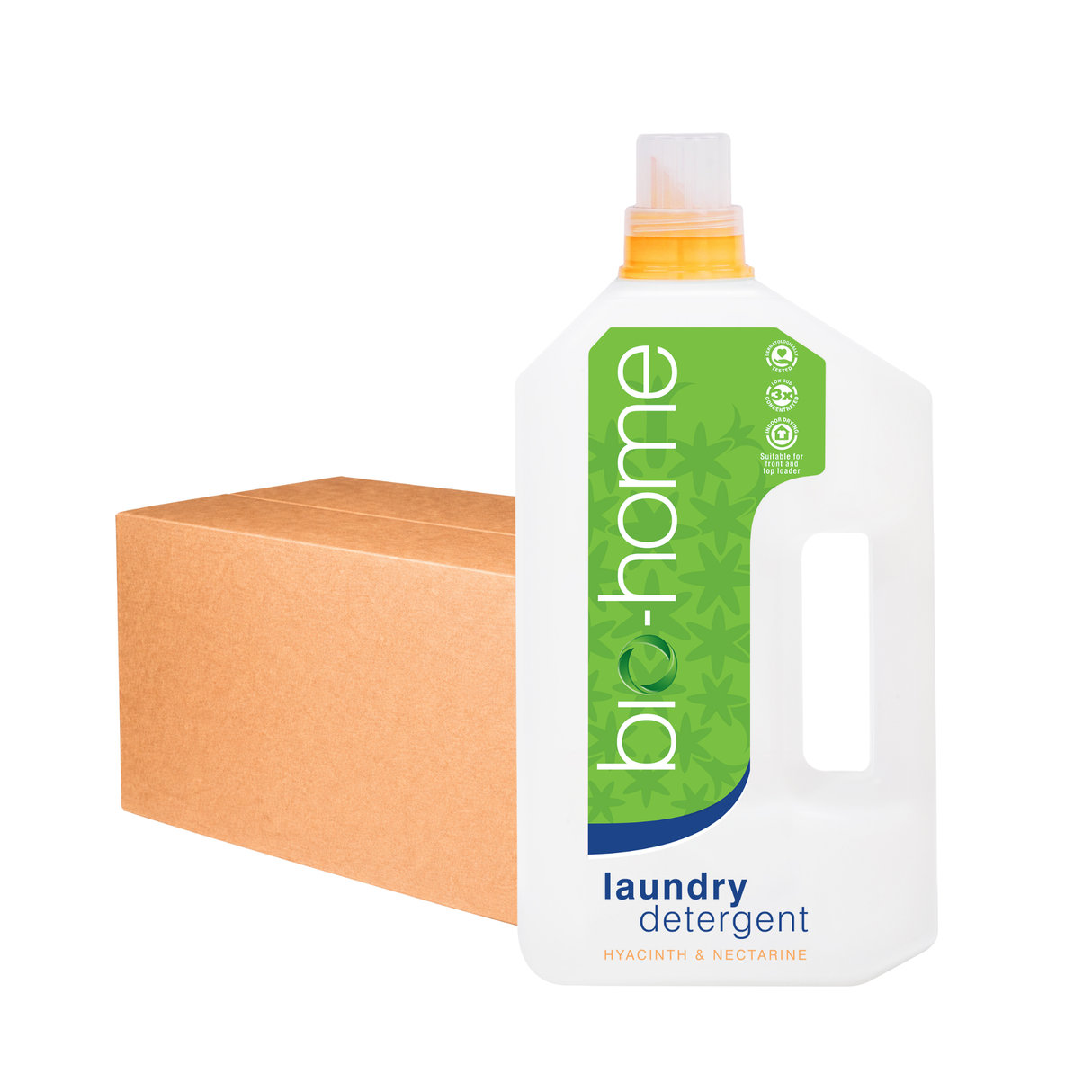 [Carton] bio-home Liquid Laundry Detergent (Regular) - Hyacinth & Nectarine 1.5Ltr