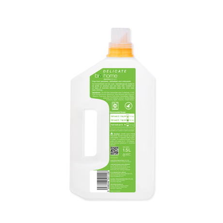 bio-home Liquid Laundry Detergent (Delicate) - Hyacinth & Nectarine 1.5 Ltr