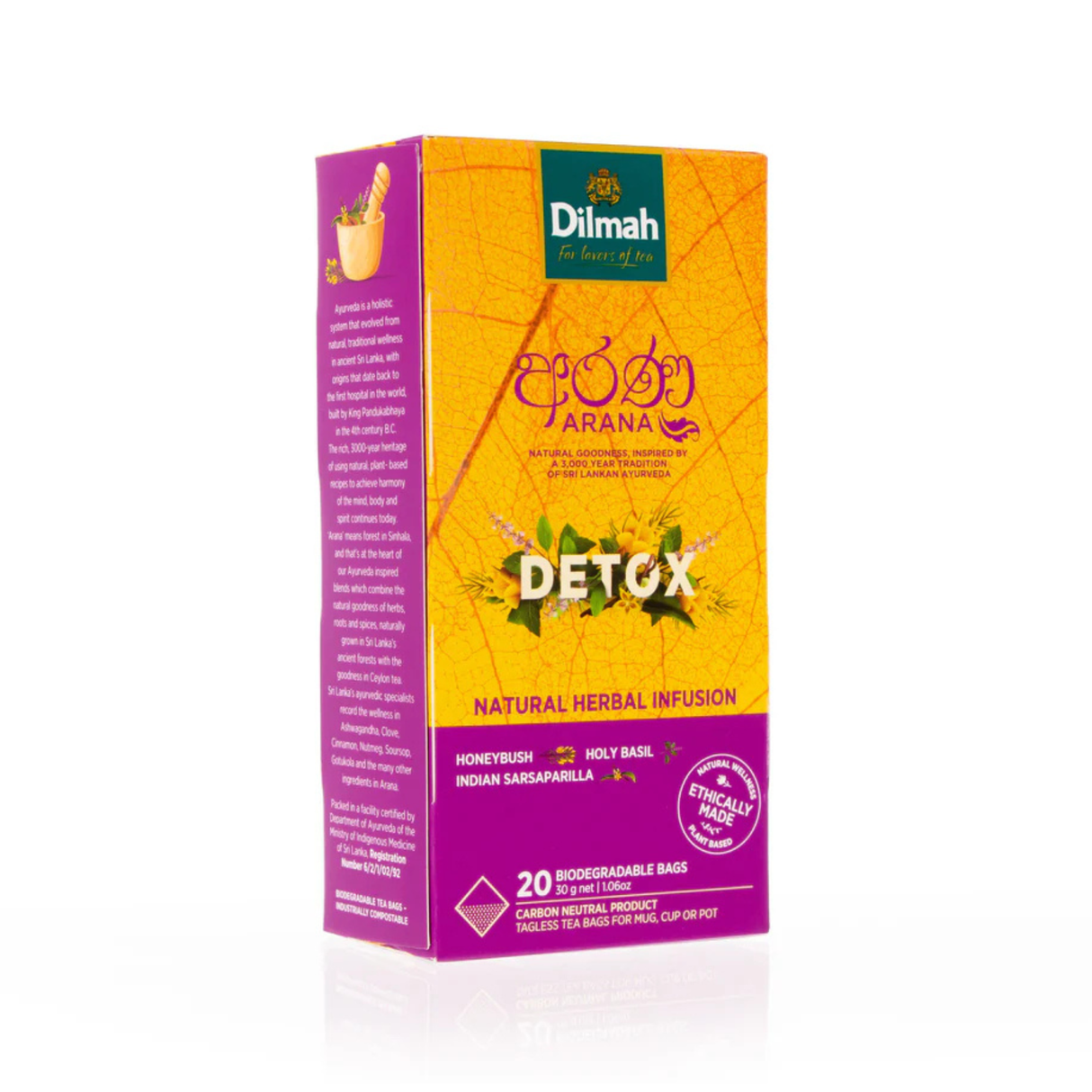 Dilmah Arana Natural Herbal Infusion - Detox (1.5g x 20s)