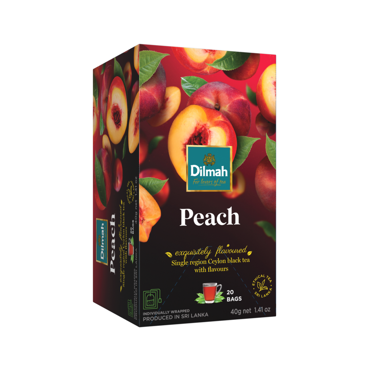 Dilmah Peach Tea Bags (2g x 20s)