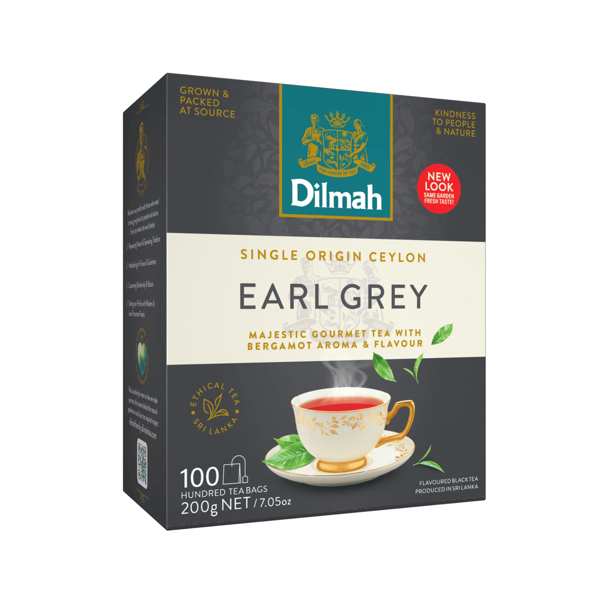 Dilmah Gourmet Earl Grey Ceylon Black Tea (2g x 100s)