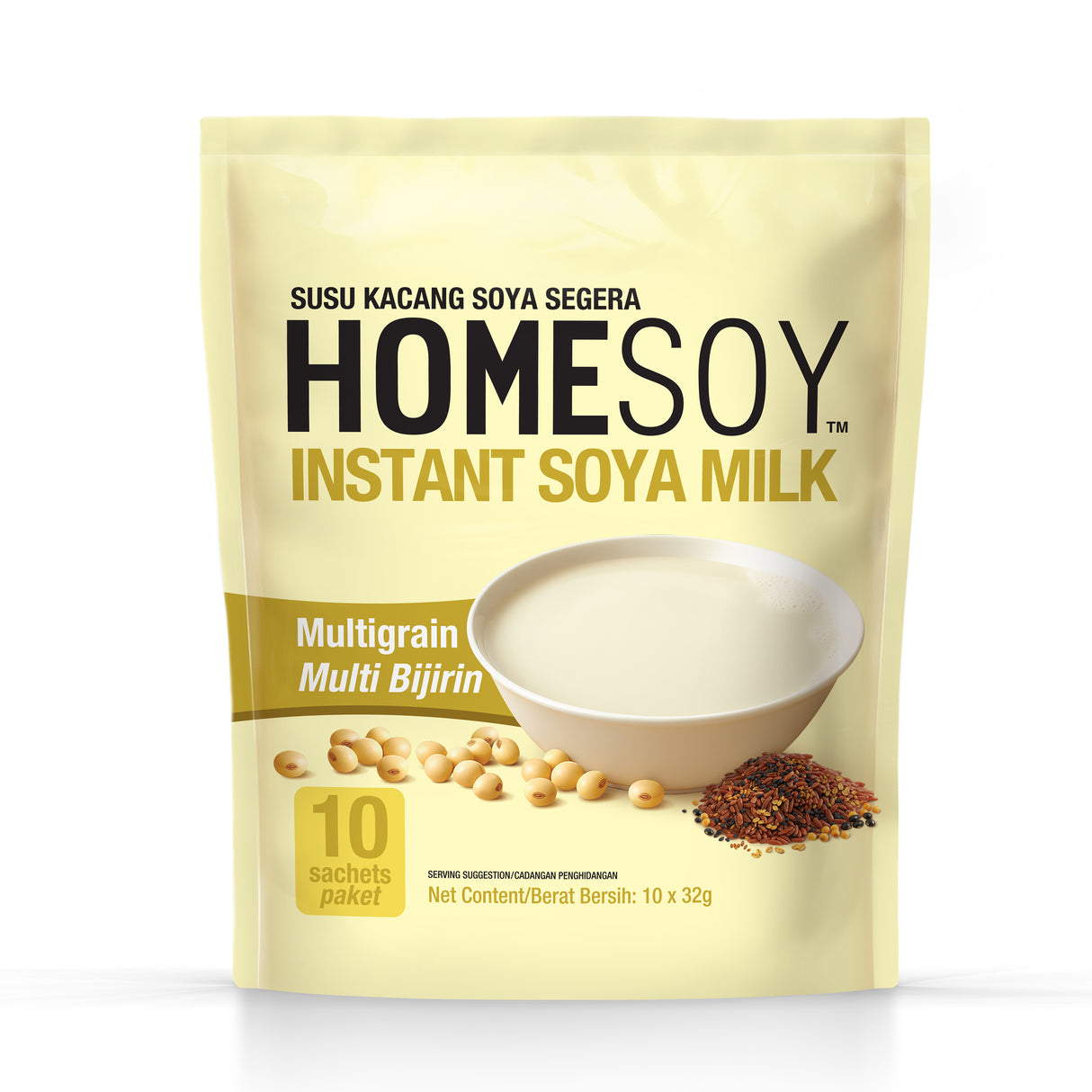 Homesoy Instant Soya Milk with Multigrain 32g (10 sachets)