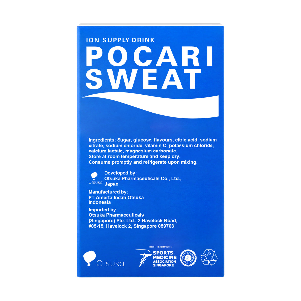 [Carton] Pocari Sweat Ion Supply Drink 13g x 125 Sachets