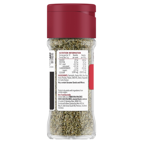 Masterfoods Garlic & Herb Salt Blend 