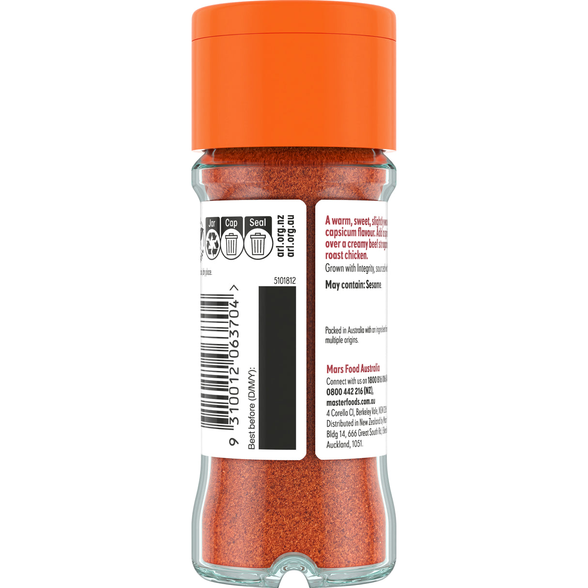 MasterFoods Paprika Ground 33g