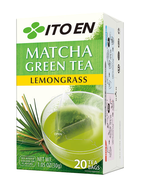 Ito En Matcha Green Tea Lemongrass Tea Bags 20's