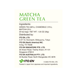 Ito En Matcha Green Tea Chamomile Tea Bags 20's