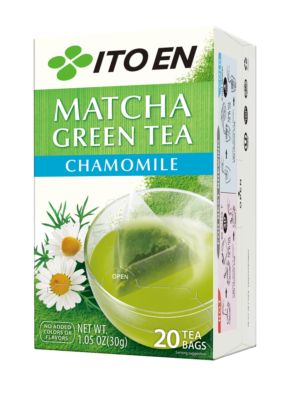 Ito En Matcha Green Tea Chamomile Tea Bags 20's