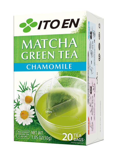 Ito En Matcha Green Tea Chamomile Tea Bags 20's