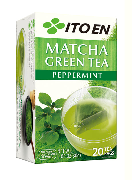 Ito En Matcha Green Tea Peppermint Tea Bags 20's