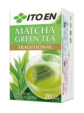 Ito En Matcha Green Tea Traditional Tea Bags 20's