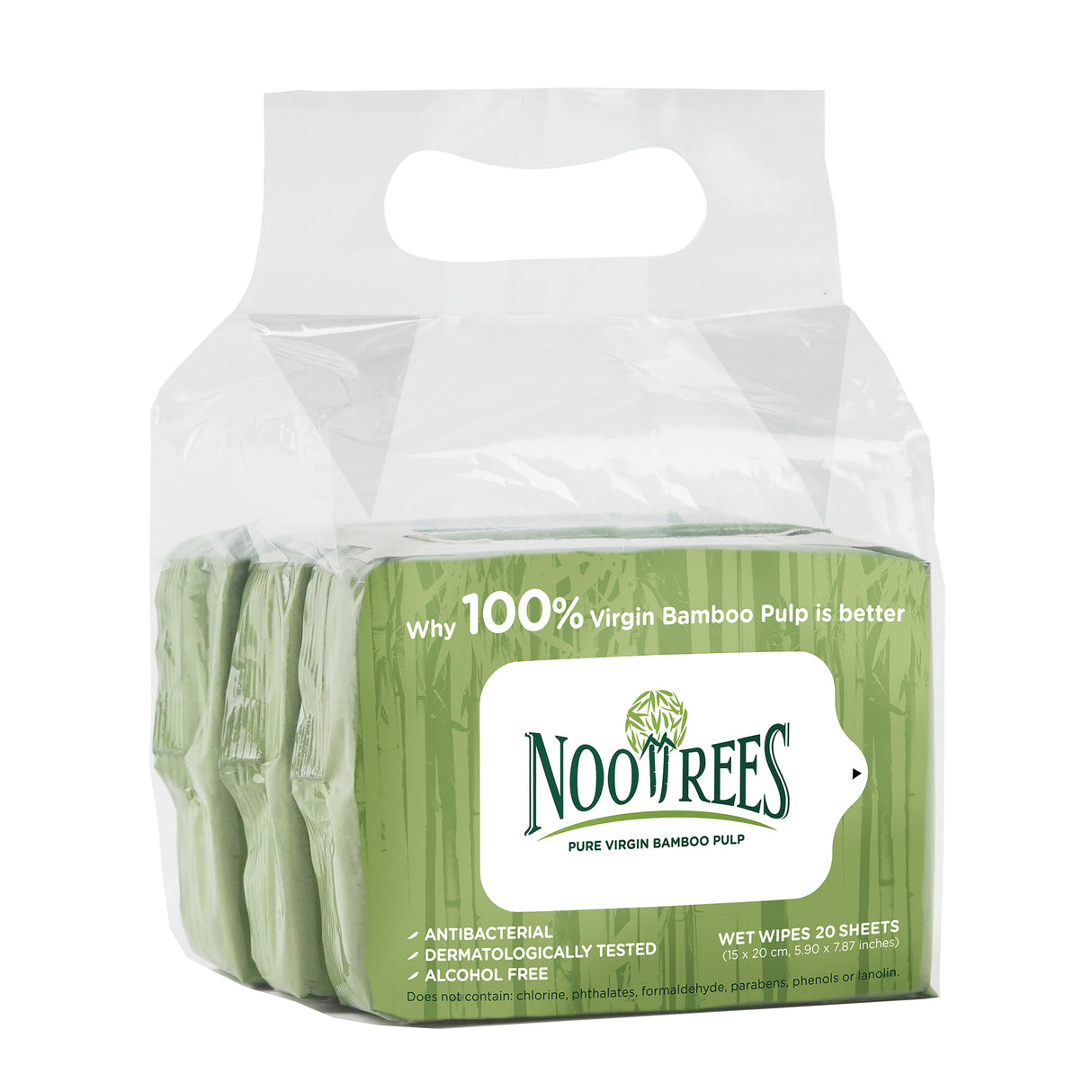 NooTrees bamboo wet wipes 