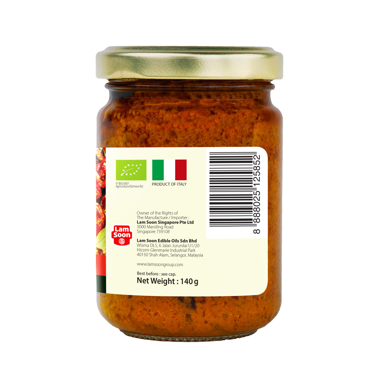 Naturel Organic Sundried Tomato Pesto Sauce 140g