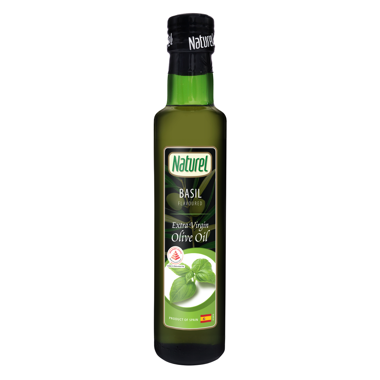Naturel Extra Virgin Olive Oil - Basil Flavoured 250ml