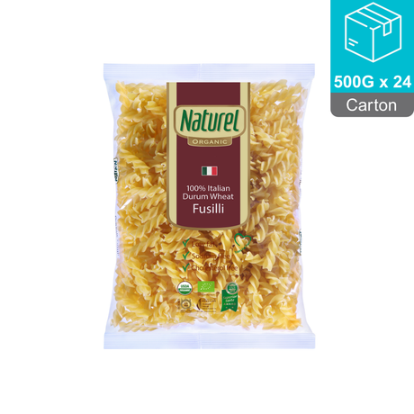 Naturel Organic Durum Wheat fusilli pasta 